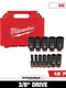 Milwaukee 12 PC SHOCKWAVE™ Impact Duty 3/8