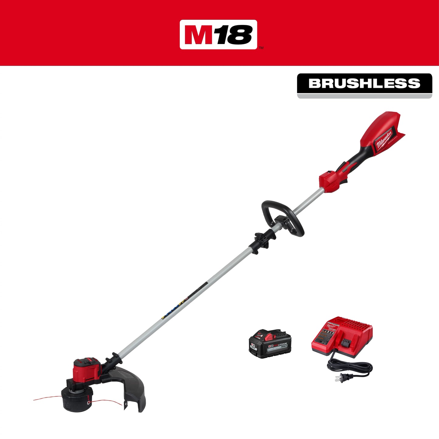 Milwaukee M18™ Brushless String Trimmer Kit — 2828-21E