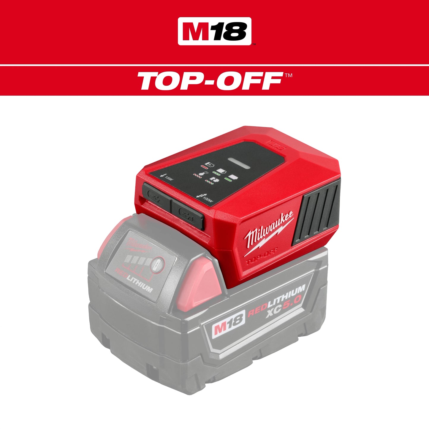 Milwaukee M18™ TOP-OFF™ Charger & Power Supply — 2847-20
