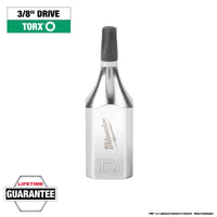 Milwaukee 3/8" Drive T27 TORX® Bit Socket — 45-34-1012