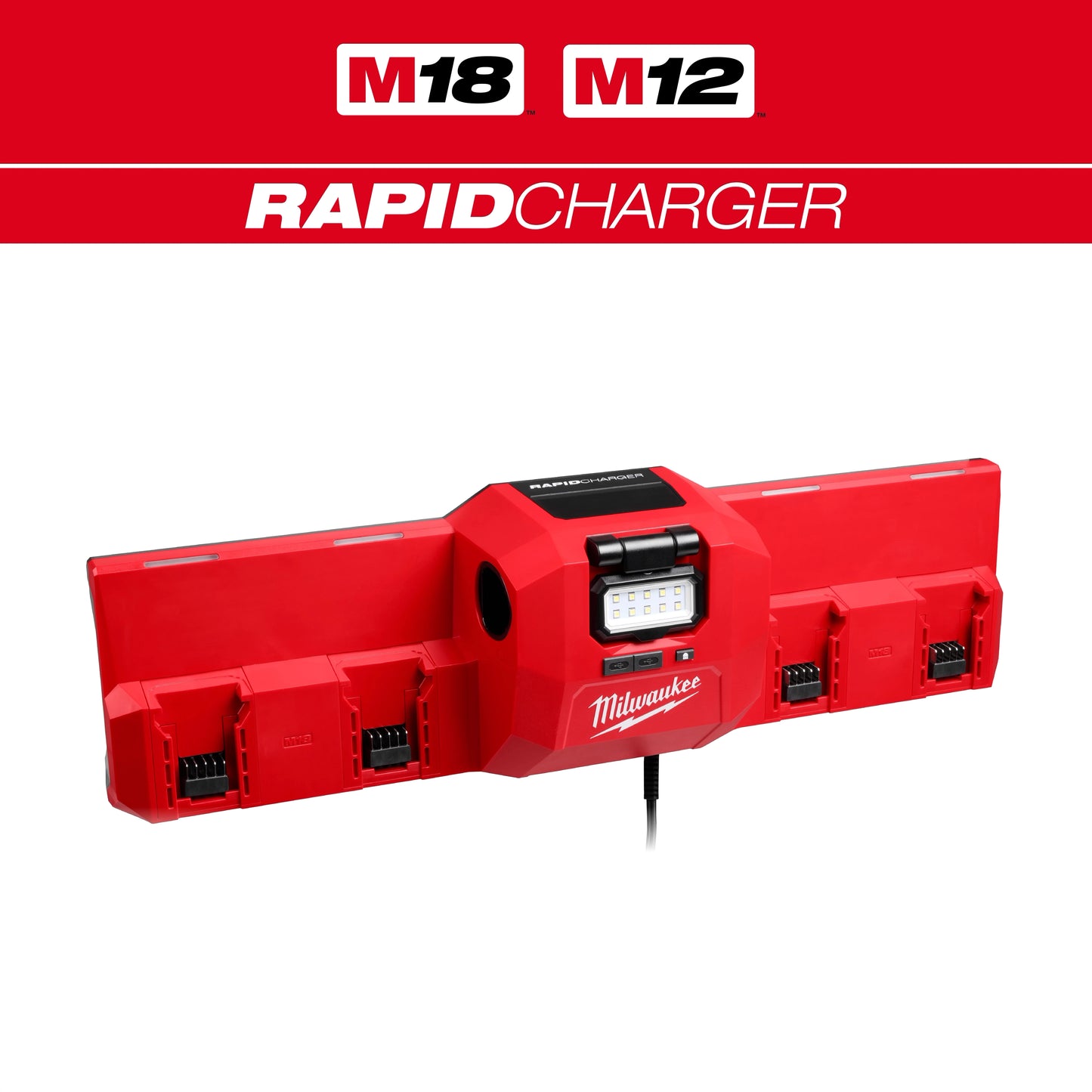 Milwaukee M18™ and M12™ Gangbox Rapid Charger — 48-59-1804