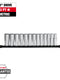 Milwaukee 13 pc 1/2” Drive 12-Point Deep Well Metric Socket Set — 48-22-9524