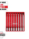 Milwaukee 8 pc 3/8” Drive Long Ball End Hex Bit Socket Set - SAE — 48-22-9549
