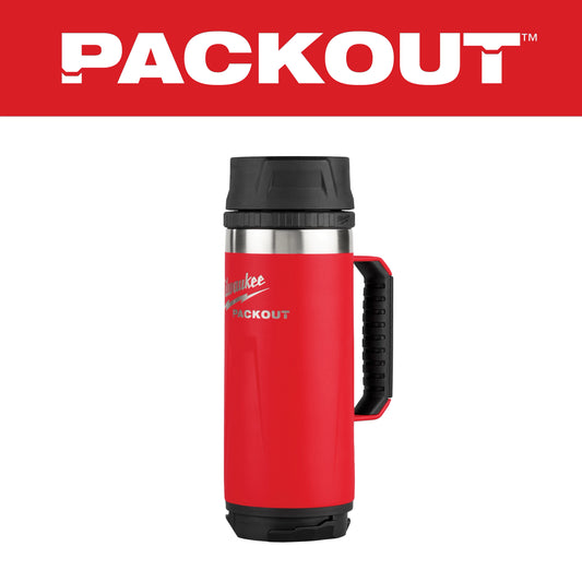 Milwaukee PACKOUT™ 18 oz Insulated Mug with Sip Lid — 48-22-8394R