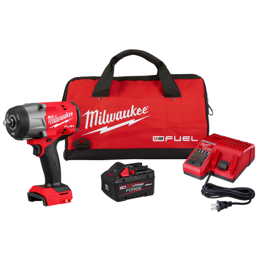 Milwaukee M18 FUEL™ 1/2" High Torque Impact Wrench w/ Friction Ring REDLITHIUM™ FORGE™ Kit — 2967-21F