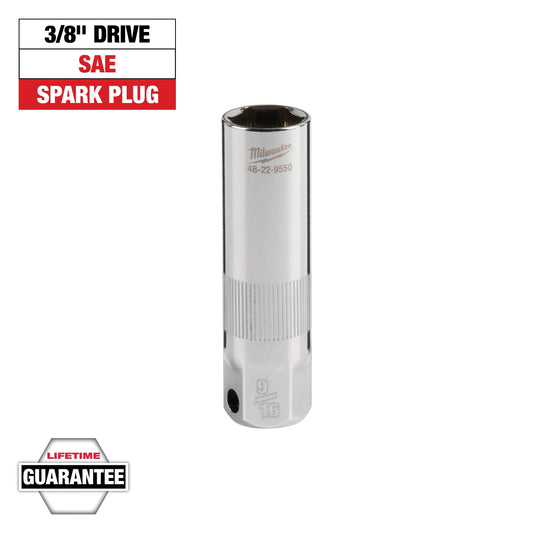 Milwaukee 3/8" Drive 9/16" Spark Plug Socket — 48-22-9550