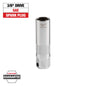 Milwaukee 3/8" Drive 9/16" Spark Plug Socket — 48-22-9550