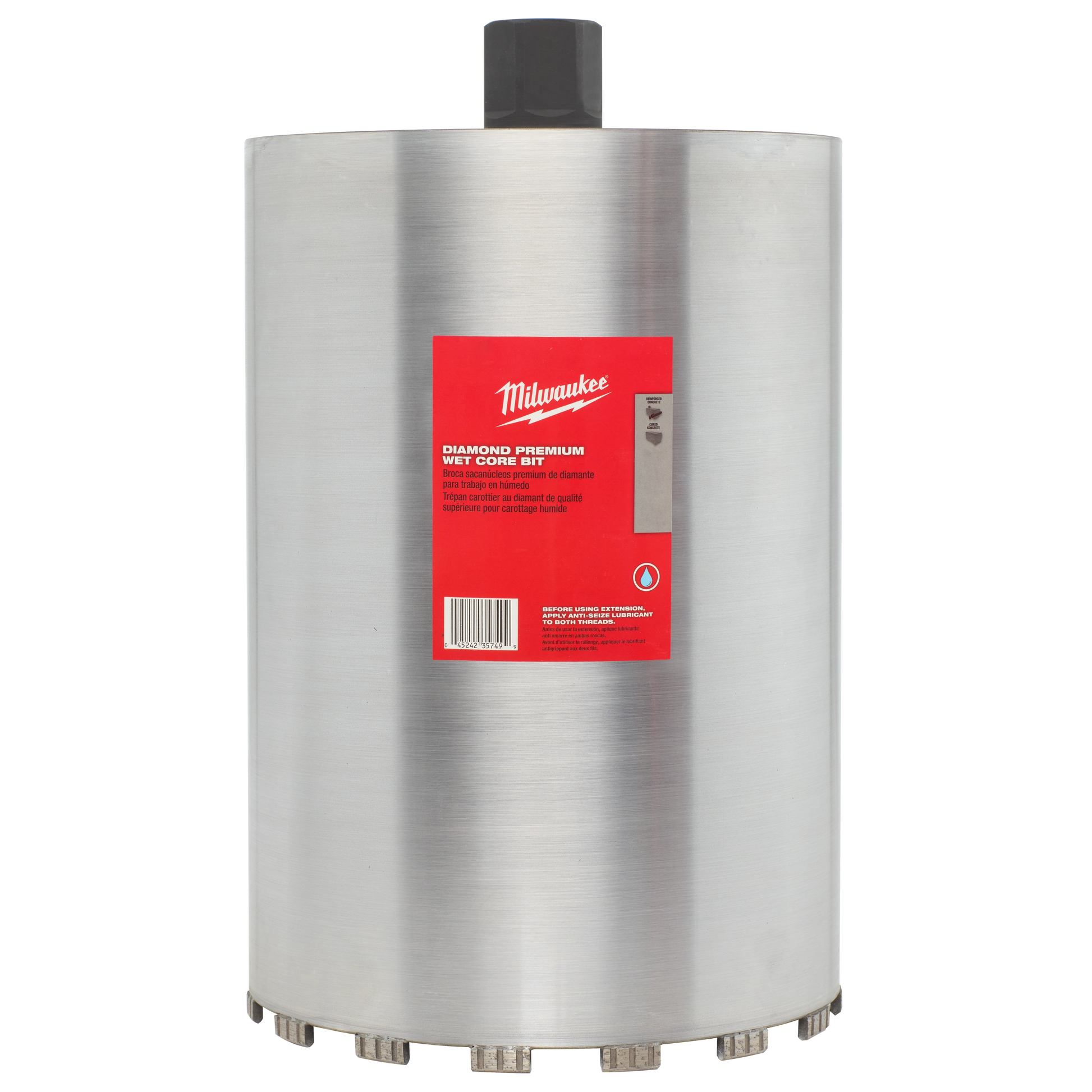 Milwaukee 9" Diamond Premium Wet Core Bit — 48-17-3090