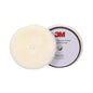 3M™ Perfect-It™ 34125 Random Orbital Compounding Pad, 6 in Dia, Medium, Hook and Loop Attachment, Wool Pad, White