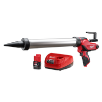 Milwaukee M12™ 20 oz. Aluminum Barrel Sausage Style Caulk and Adhesive Gun Kit — 2442-21