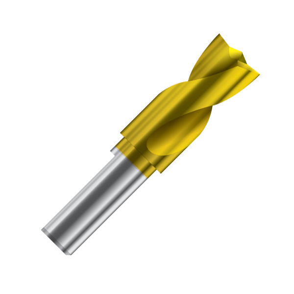 Dent Fix Titanium Coated HSCO Spot Weld Drill Bit - 10x45mm DF1610T