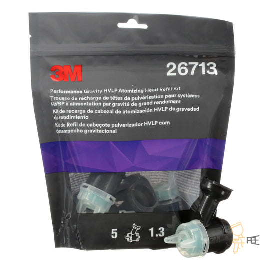 3M™ Performance Spray Gun, Atomizing Head Refill Kit, 5 Pack