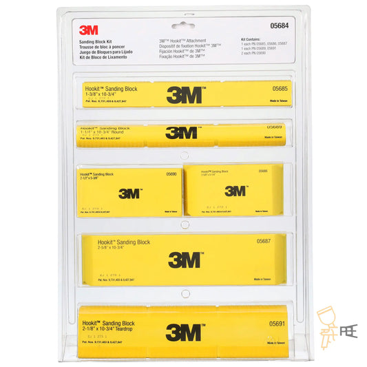 3M™ Hand Sanding Block Kit, Hookit™ Attachment - 05684