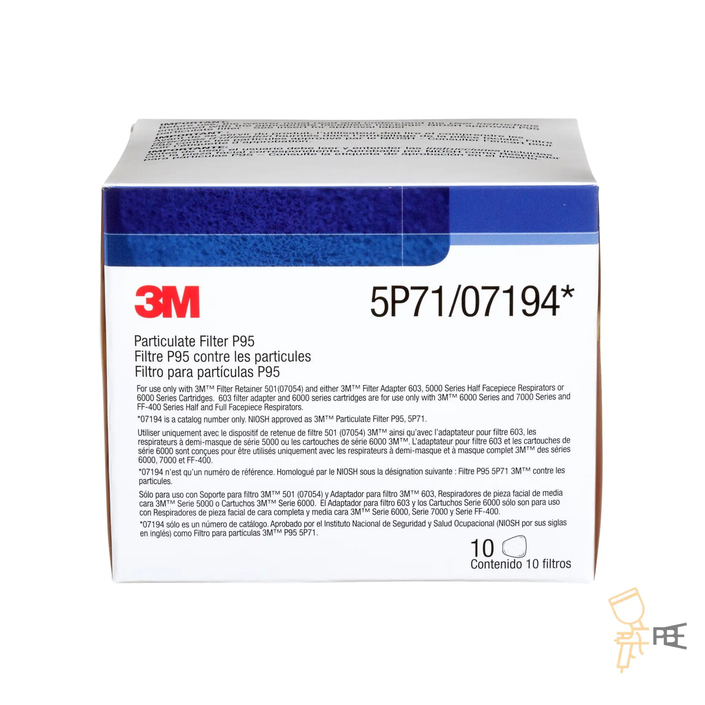 3M™ Particulate Filter, P95 10/box - 07194