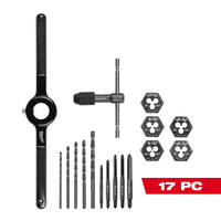 Milwaukee 17 PC SAE Tap and Die Set — 49-22-5600
