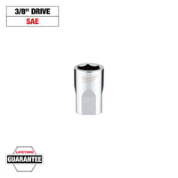 Milwaukee 3/8" Drive 1/2" SAE Socket with FOUR FLAT™ Sides — 45-34-9064
