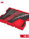 Milwaukee 15 pc. SAE Ratcheting Combination Wrench Set with Tray for PACKOUT™ Drawers — 48-22-0157