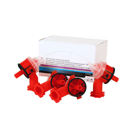 3M™ Accuspray™ Atomizing Head, 16609, Red, 2.0 mm, 4 per kit, 6 kits per case