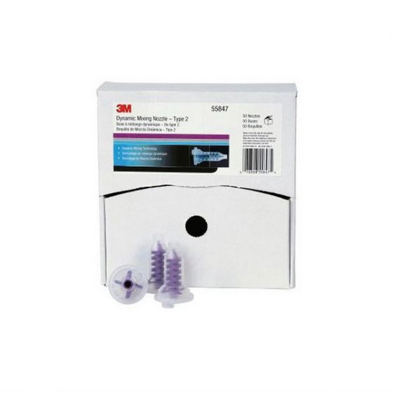 3M 55847 Dynamic Mixing System Nozzle, Plastic, Purple - part 55847