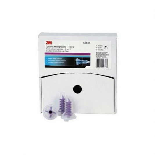 3M 55847 Dynamic Mixing System Nozzle, Plastic, Purple - part 55847
