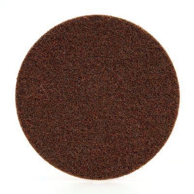 3M Scotch-Brite™ 00751 SC-DH Series No-Hole Surface Conditioning Disc, 7 in, Coarse Grade, Aluminum Oxide, Brown - part 00751