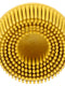 Scotch-Brite™ Roloc™ Bristle Disc, RD-ZB, 07525, 80, TR, Yellow, 2 in x 5/8 in, Tapered, 10/Carton, 40 ea/Case