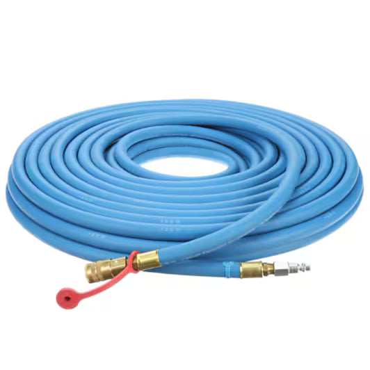 3M™ Supplied Air Respirator Hose W-9435-25/07010(AAD), 25 ft, 3/8 in ID, Industrial Interchange Fittings, High Pressure 1 EA/Case