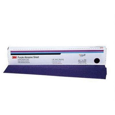 3M 01794 740I Series Sandpaper Sheet, 2-3/4 in W x 16-1/2 in L, 36 Grit, Very Coarse Grade, Purple, Dry - part 01794