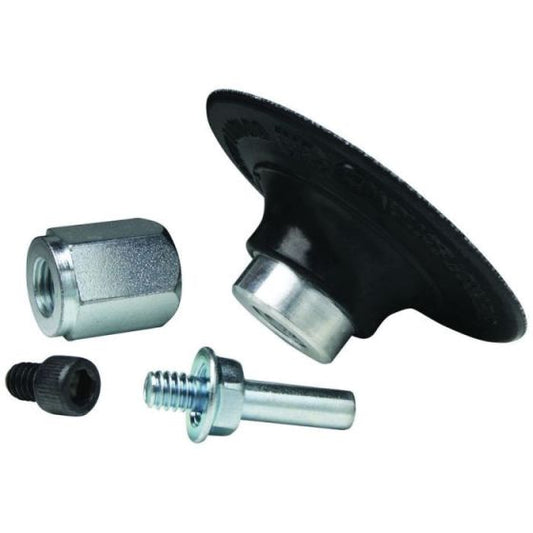 3M 05540 Round Disc Pad Assembly, 3 in Dia, 1/4 in - 20 TPI Arbor, Roloc™ TR Attachment - part 05540