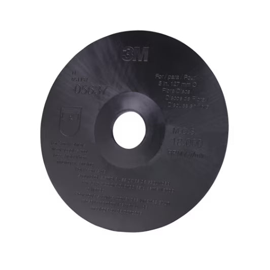3M™ Fibre Disc Backup Pad 05637, 5 in x 7/8 in, 10 Discs/Case
