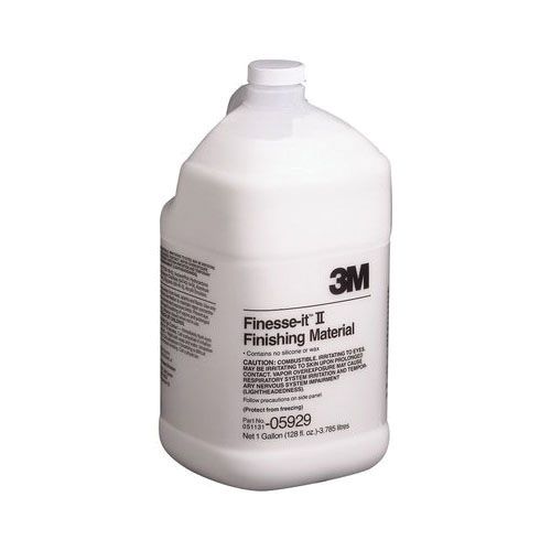 3M Finesse-it™ II 05929 Machine Polish, 1 gal Bottle, White, Liquid, Compound - part 05929