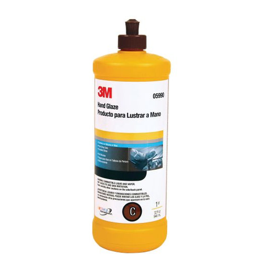 3M 05990 Hand Glaze, 1 qt Bottle, Brown/Orange, Liquid - part 05990