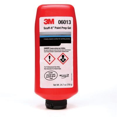 3M Scuff-It™ 06013 Paint Prep Gel, 24.7 oz Tube, White, Paste - part 06013