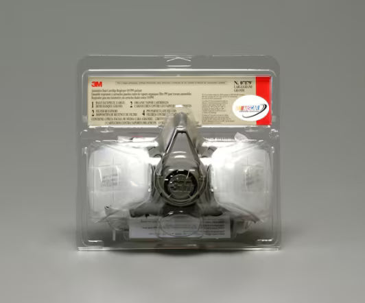 3M™ Dual Cartridge Respirator Packout 07179, Organic Vapor/P95, Large