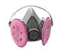 3M™ Half Facepiece Respirator Packout 07182, Medium, with 3M™ Particulate Filters PN 07184, P100
