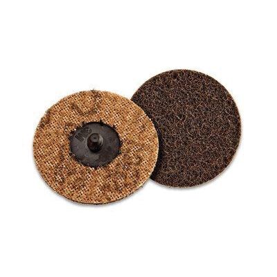 3M Scotch-Brite™ 07482 SC-DR Series No-Hole Surface Conditioning Disc, 4 in, Coarse Grade, Aluminum Oxide, Brown - part 07482
