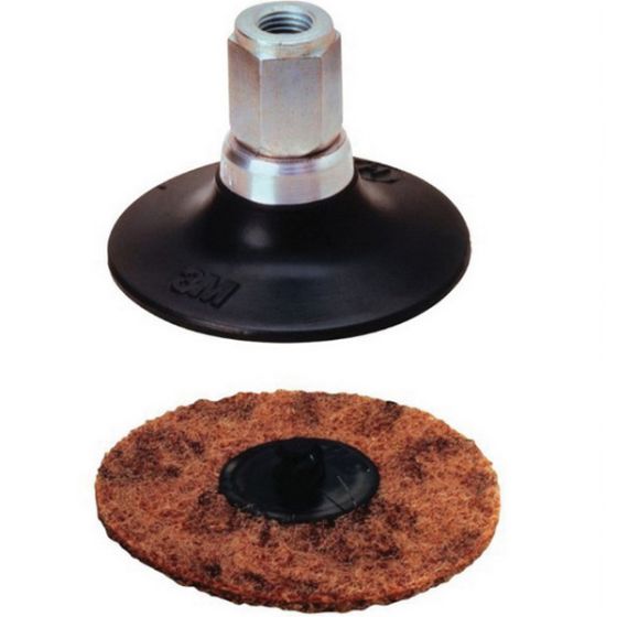3M Scotch-Brite™ 07711 Gasket Removal Disc, 3 in, Coarse Grade, Aluminum Oxide, Brown - part 07711