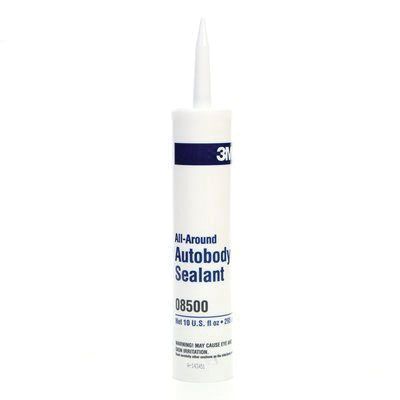 3M 08500 All-Around Auto Body Sealant, 378 mL Cartridge, Viscous Liquid, White, 1.6, 5 min Application - part 08500