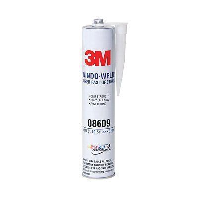 3M Windo-Weld™ 08609 Adhesive, 10.5 fl-oz Cartridge, Paste, Black, 1.2, 10 to 20 min Application - part 08609