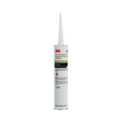 3M 08690 1-Part Fast Cure Auto Glass Urethane Adhesive, 10.5 oz Cartridge, Paste, Black, 24 hr Curing - part 08690