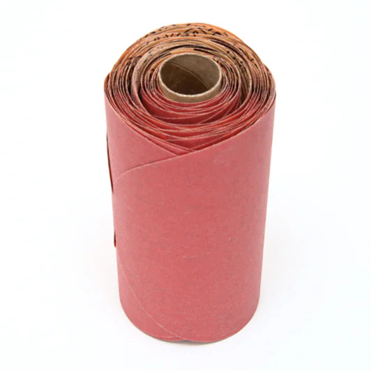 3M™ Red Abrasive Stikit™ Disc, 01110, 6 in, P240 grade, 100 discs per roll, 6 rolls per case