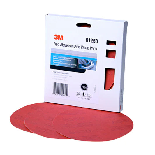 3M Red Abrasive Stikit Disc Value Pack 316U
