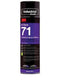 3M Hi-Tack Composite Spray Adhesive 71, Green, 24 fl oz (Net Wt 18.04 oz), 12 Ca - part 14329