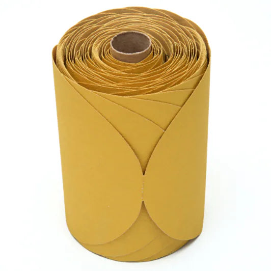 3M™ Stikit™ Gold Disc Roll, 01441, 6 in, P120, 125 discs per roll, 10 rolls per case
