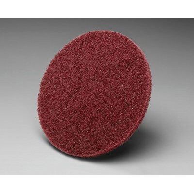 3M Scotch-Brite™ 15913 HS-DR Series High Strength Disc, 2 in Dia, Medium Grade, 12000 rpm, Maroon - part 15913