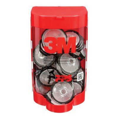 3M PPS™ 16299 Lid Dispenser, Red, Use With: Large, Midi, Mini, Standard Cup Lids - part 16299