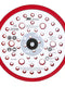 3M Xtract™ Low Profile Back-up Pad, 20356, 6 in x 3/8 in x 5/16 in-24 External, 52 Holes, Red Foam, 10 ea/Case
