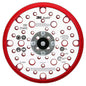 3M Xtract™ Low Profile Back-up Pad, 20465, 152 mm x 9.52 mm x 15.8 mm, External 53 Holes Red Foam, 10 ea/Case