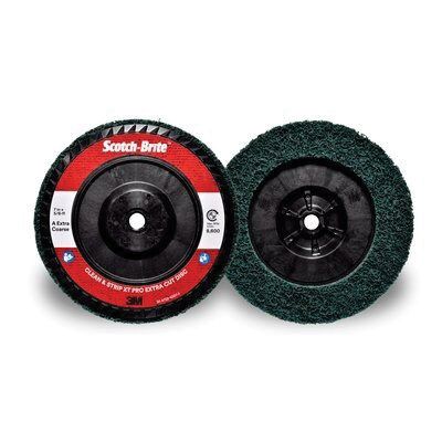 3M Scotch-Brite™ 21055 XT Pro Series Clean and Strip Extra Cut Disc, 7 in Dia, Extra Coarse Grade, 8600 rpm - part 21055