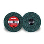 3M Scotch-Brite™ 21555 XC-DR+ Series Clean and Strip Disc, 4 in Dia, Extra Coarse Grade, 12000 rpm, Green - part 21555